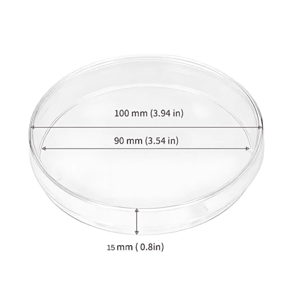ETO Sterile Petri Dish Pack of 10pcs – High-Quality, Individually Wrapped, Ideal for Microbiology & Laboratory Use