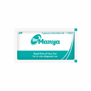Dr. Manya Typhoid IgG/IgM Antibody Rapid Test Kit – Pack of 25 | Bulk Typhoid Screening for Clinics, Labs & Institutions | Fast Results in 15 Minutes | Dual Antibody Detection